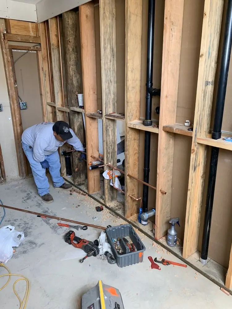 Commercial rough-in plumbing for Commercial Plumbing in Chaffeeville